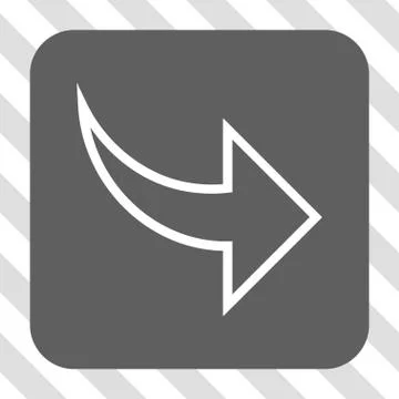 Redo Rounded Square Button 스톡 일러스트