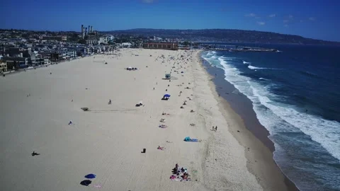 Redondo Beach Fly Over 4 動画素材 197586126