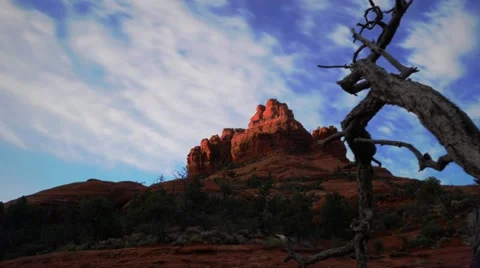 RedRockSunrise 24fps Stock-Footage 12187833