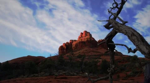 RedRockSunrise 30fps Stock-Footage 12187875
