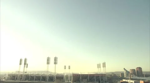 Reds stadium tilt Stock-Footage 8914449