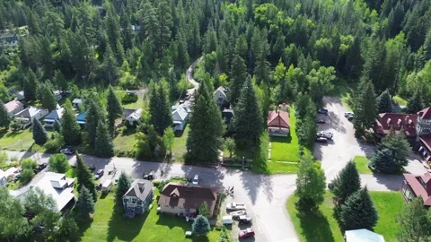Redstone Colorado Flyover Stock Footage 287270044