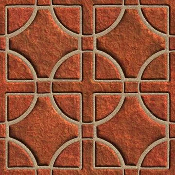 Redstone5 seamless tileable red stone floral pattern background Copyright:... Stock Photos