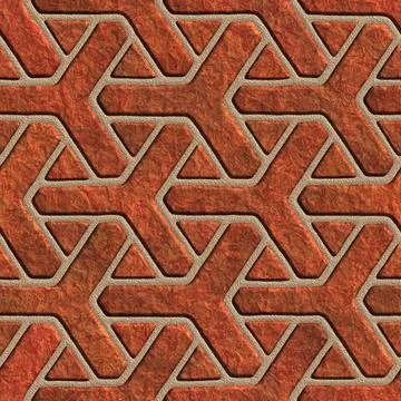 Redstone6 seamless tileable red stone floral pattern background Copyright:... Stock Photos