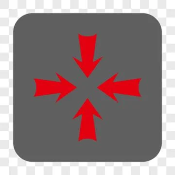 Reduce Arrows Interface Toolbar Button Stock Illustration