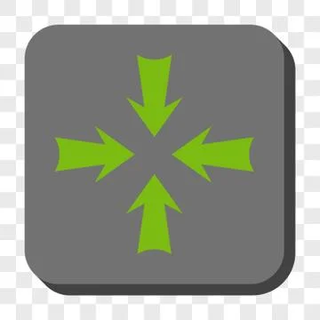 Reduce Arrows Rounded Square Button Stock Illustration