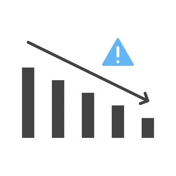 Reduce Business Risk icon vector image. Illustrazione stock