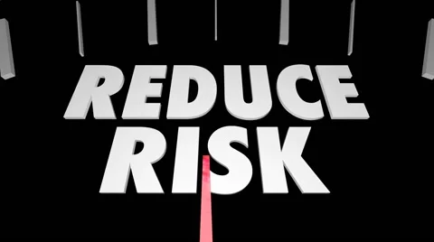 Reduce Manage Identify Assess Risk Speedometer Stock Footage 57676854
