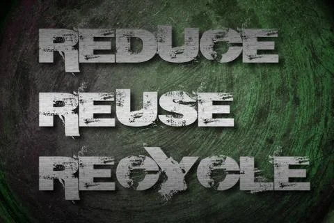 Reduce reuse recycle concept Stock Illustration