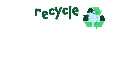 Reduce, reuse, recycle Stock Footage 108844679