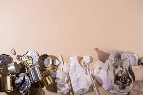 Reduce, reuse, recycle zero waste concept Stock Photos