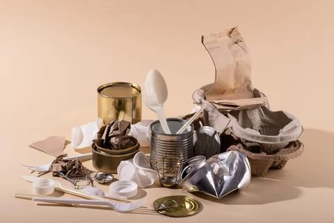 Reduce, reuse, recycle zero waste concept Stock Photos
