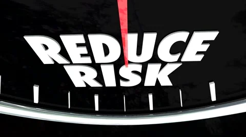 Reduce Risk Animated Speedometer Improve Security Safey Stock Footage 46500786