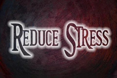 Reduce stress concept Stock Illustration