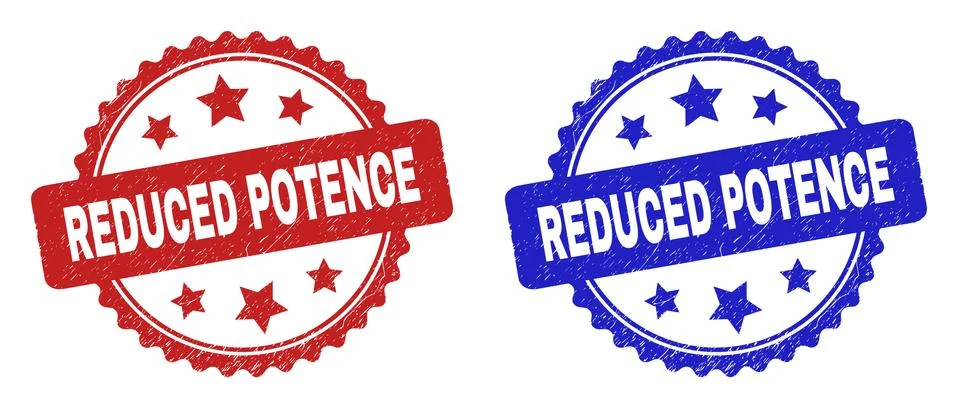REDUCED POTENCE Rosette Watermarks Using Corroded Texture Stockillustratie