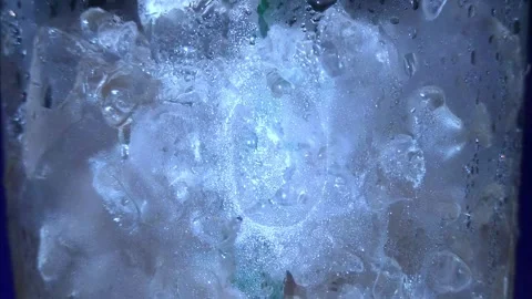Reducing the amount of water put into the ice cube Stock Footage 252803895