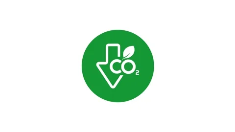 Reducing CO2 emissions to stop climate change sign Stock Footage 273880735