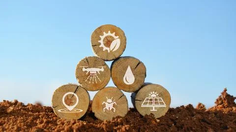 Reducing CO2 emissions to stop climate change sign Stock Photos