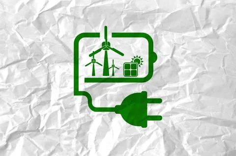Reducing CO2 emissions to stop climate change sign Stock Photos