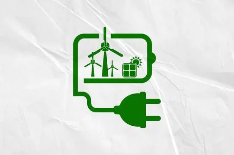 Reducing CO2 emissions to stop climate change sign Stock Photos