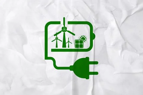 Reducing CO2 emissions to stop climate change sign Stock Photos