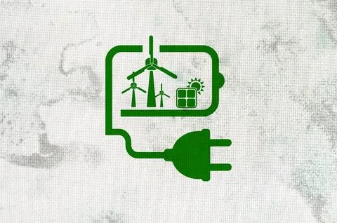 Reducing CO2 emissions to stop climate change sign Stock Photos