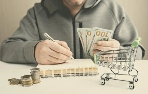 Reducing Costs And Optimizing Needs. Family Budget, Planning. Inflation, ener Stock Photos