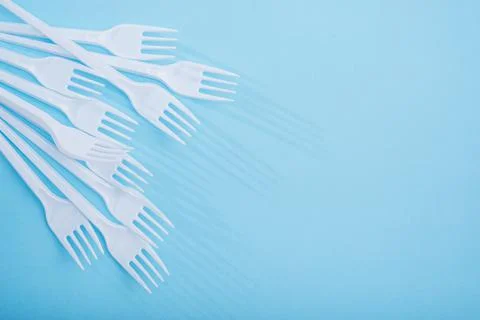 Reducing the use of plastic tableware Stock Photos