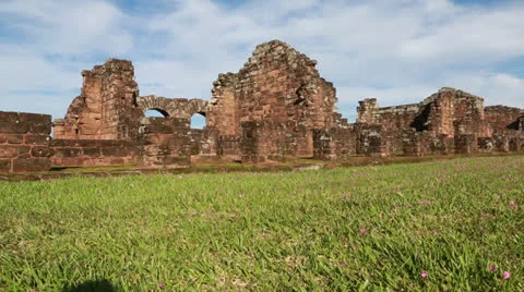 The Reduction  La Santísima Trinidad de Paraná in Paraguay Vídeo Stock 24760644