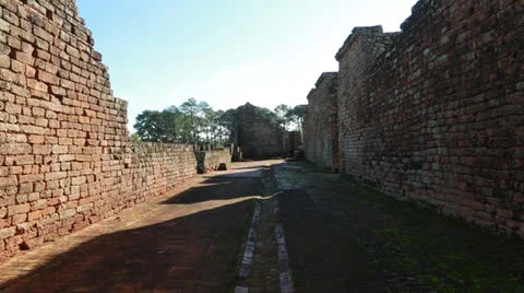 The Reduction  La Santísima Trinidad de Paraná in Paraguay Vídeo Stock 24760689