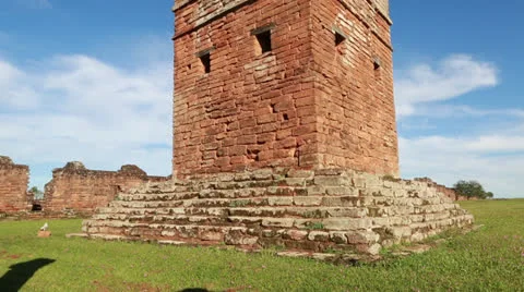 The Reduction  La Santísima Trinidad de Paraná in Paraguay Vídeo Stock 24760732