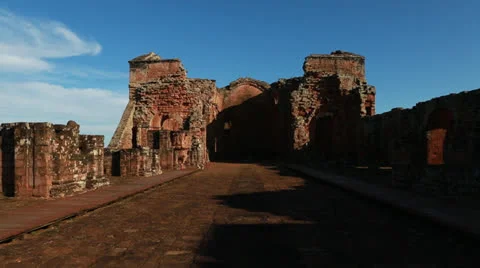 The Reduction  La Santísima Trinidad de Paraná in Paraguay Vídeo Stock 24761275