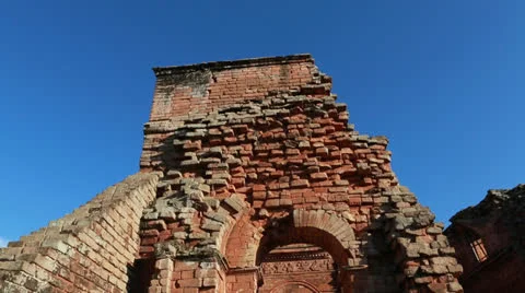 The Reduction  La Santísima Trinidad de Paraná in Paraguay Vídeo Stock 24761427