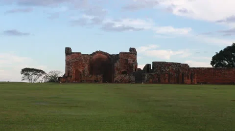 The Reduction  La Santísima Trinidad de Paraná in Paraguay Vídeo Stock 24761935