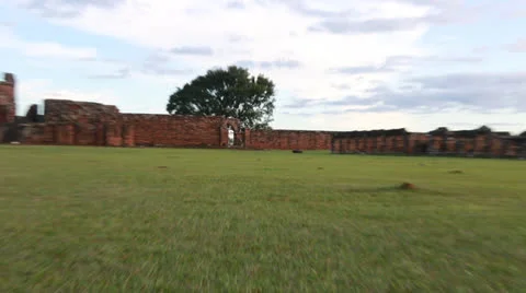 The Reduction  La Santísima Trinidad de Paraná in Paraguay Vídeo Stock 24761936