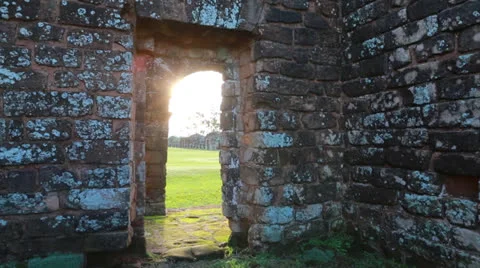 The Reduction  La Santísima Trinidad de Paraná in Paraguay Vídeo Stock 24762013