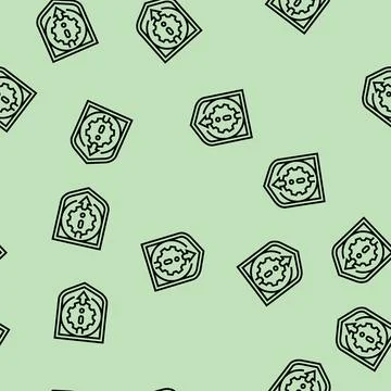 Reduction risk line seamless pattern イラスト素材