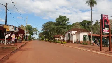 The Reduction San Ignacio Miní, Misiones in Argentina Vídeos de archivo 24752791