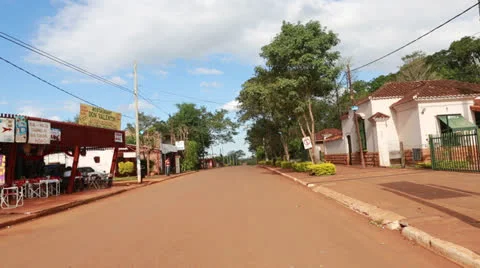 The Reduction San Ignacio Miní, Misiones in Argentina Vídeos de archivo 24752800