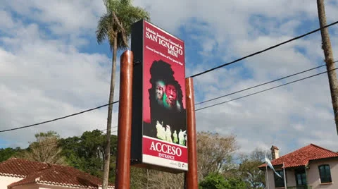 The Reduction San Ignacio Miní, Misiones in Argentina Vídeos de archivo 24752826