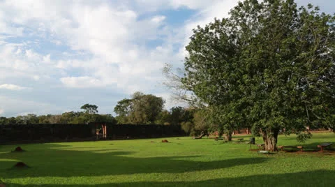 The Reduction San Ignacio Miní, Misiones in Argentina Vídeos de archivo 24753027