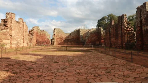 The Reduction San Ignacio Miní, Misiones in Argentina Vídeo Stock 24753060
