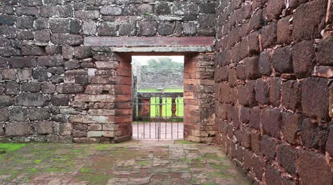 The Reduction San Ignacio Miní, Misiones in Argentina Vídeo Stock 24753076