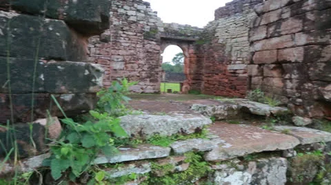 The Reduction San Ignacio Miní, Misiones in Argentina Vídeo Stock 24753089