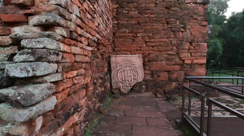 The Reduction San Ignacio Miní, Misiones in Argentina Vídeo Stock 24753093