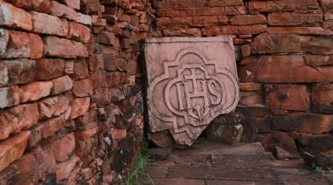 The Reduction San Ignacio Miní, Misiones in Argentina Vídeo Stock 24753095