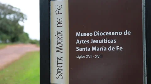 The reduction  Santa Maria de Fe in Paraguay Видео 24750387