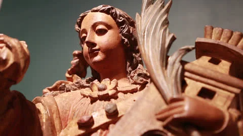 The reduction  Santa Maria de Fe in Paraguay Vídeo Stock 24750810