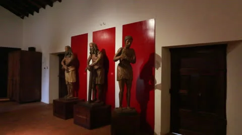 The reduction  Santa Maria de Fe in Paraguay Vídeo Stock 24751302