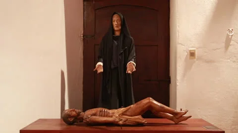 The reduction  Santa Maria de Fe in Paraguay Vídeo Stock 24751366